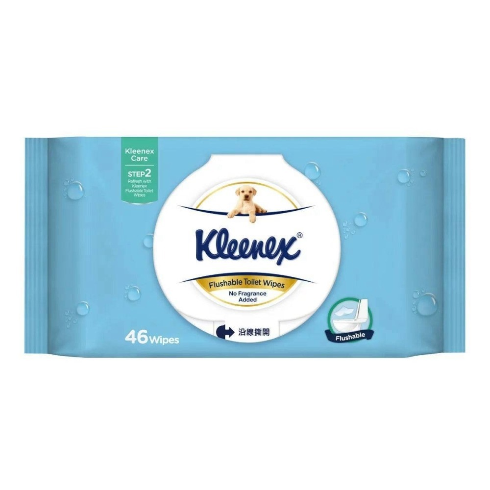 現貨✅舒潔 濕式衛生紙 一包46張 Kleenex Flushable Wipes-細節圖3