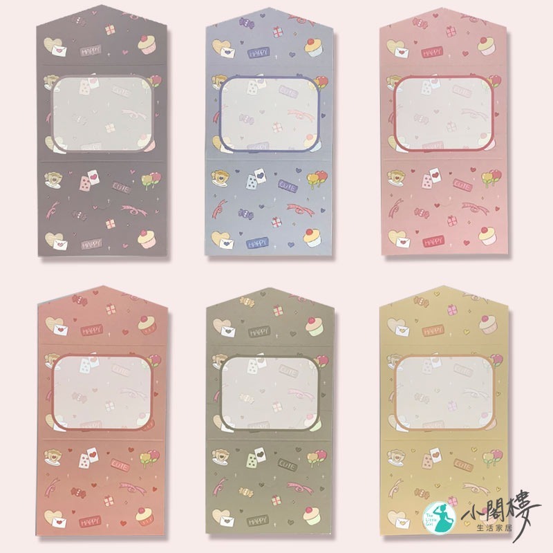 三折疊可愛風賀卡 摺疊小卡片【快速出貨】 祝福小卡 禮物卡片 小卡片 摺疊卡片 文具 卡片 可愛卡片 三折卡片-細節圖6