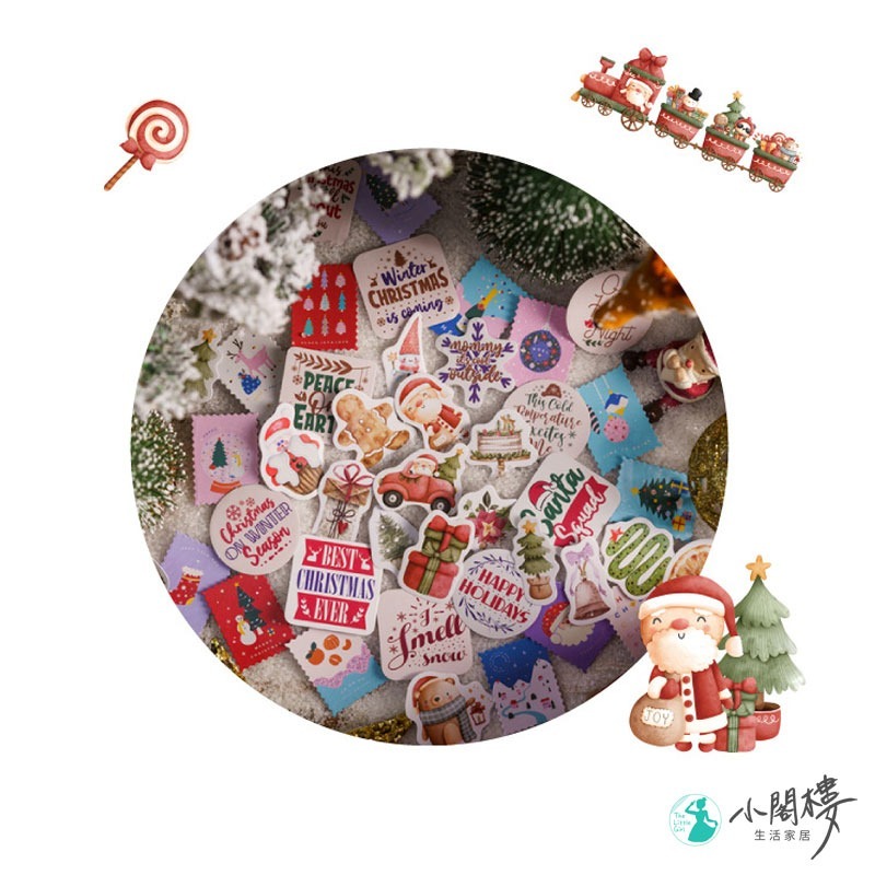 聖誕快樂貼紙 聖誕節  聖誕 貼紙【快速出貨】 陌墨貼紙 聖誕貼 耶誕節貼紙 造型貼紙 文具 手帳貼紙 手帳貼 耶誕節-細節圖6