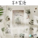 時間來信 貼紙包 40枚 貼紙【快速出貨】包裝貼 和紙貼紙 貼 標籤貼 文具 禮物 學生禮物 贈品 手帳 裝飾貼 紙貼紙-規格圖9
