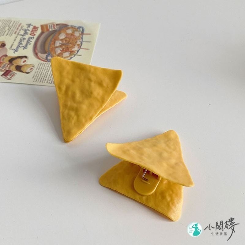 洋芋片夾子 仿真薯片夾子 密封夾 【快速出貨】食品夾 文件夾 封口夾 收納 夾子 文具 拍照道具 事務夾-細節圖7