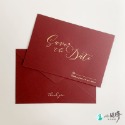 喜帖信封 信封 酒紅信封 燙金信封 西式信封 【SAVE THE DATE】信封袋 半透明信封紙 邀請函 邀請信封-規格圖11