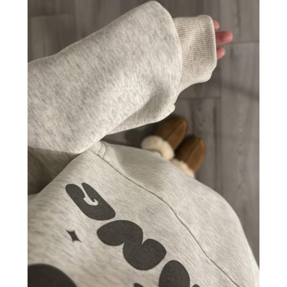 獨家訂製款 美式復古寬鬆oversize帽T 連帽衛衣-細節圖2