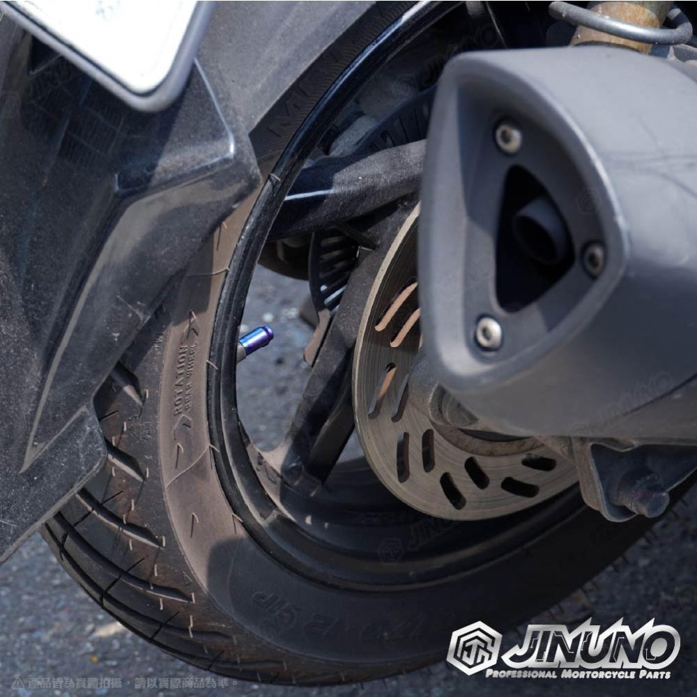 【工廠直營快速出貨】鈦合金風嘴頭 桀諾  氣嘴蓋 全車系 汽車 機車 鈦 氣嘴 風嘴 輪框 輪胎 黑 金 藍 銀-細節圖4