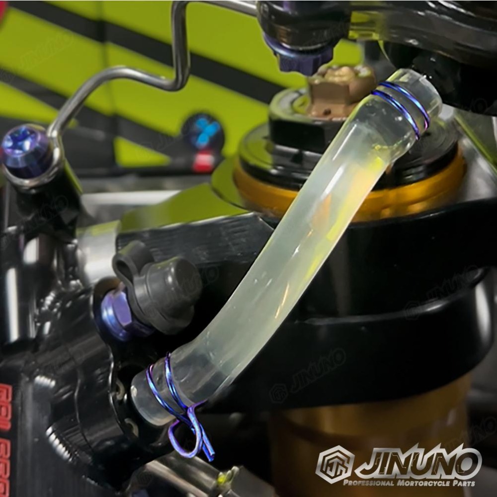 【工廠直營快速出貨】桀諾 鈦合金油杯油管夾 止夾 油管夾 管夾 呼吸管 總泵油杯束環 固定夾 夾環 油管卡 正鈦 燒鈦-細節圖6