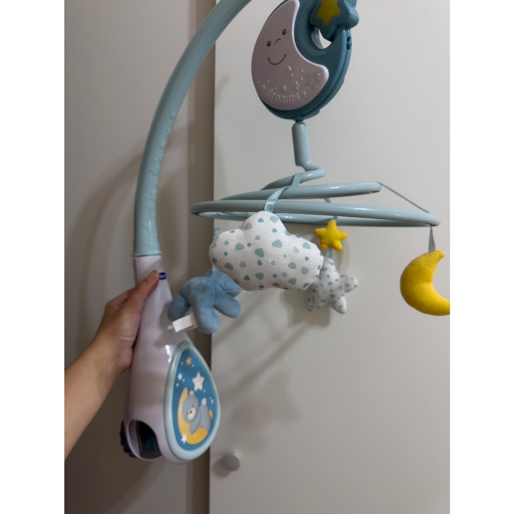 Chicco 多功能床鈴 粉藍-細節圖2