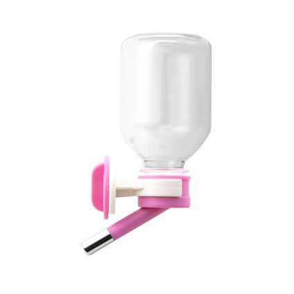 JPC 禾其飲水器 雙鋼珠小型寵物專用飲水器200cc(H125)(可換保特瓶)寵物小水瓶-規格圖1