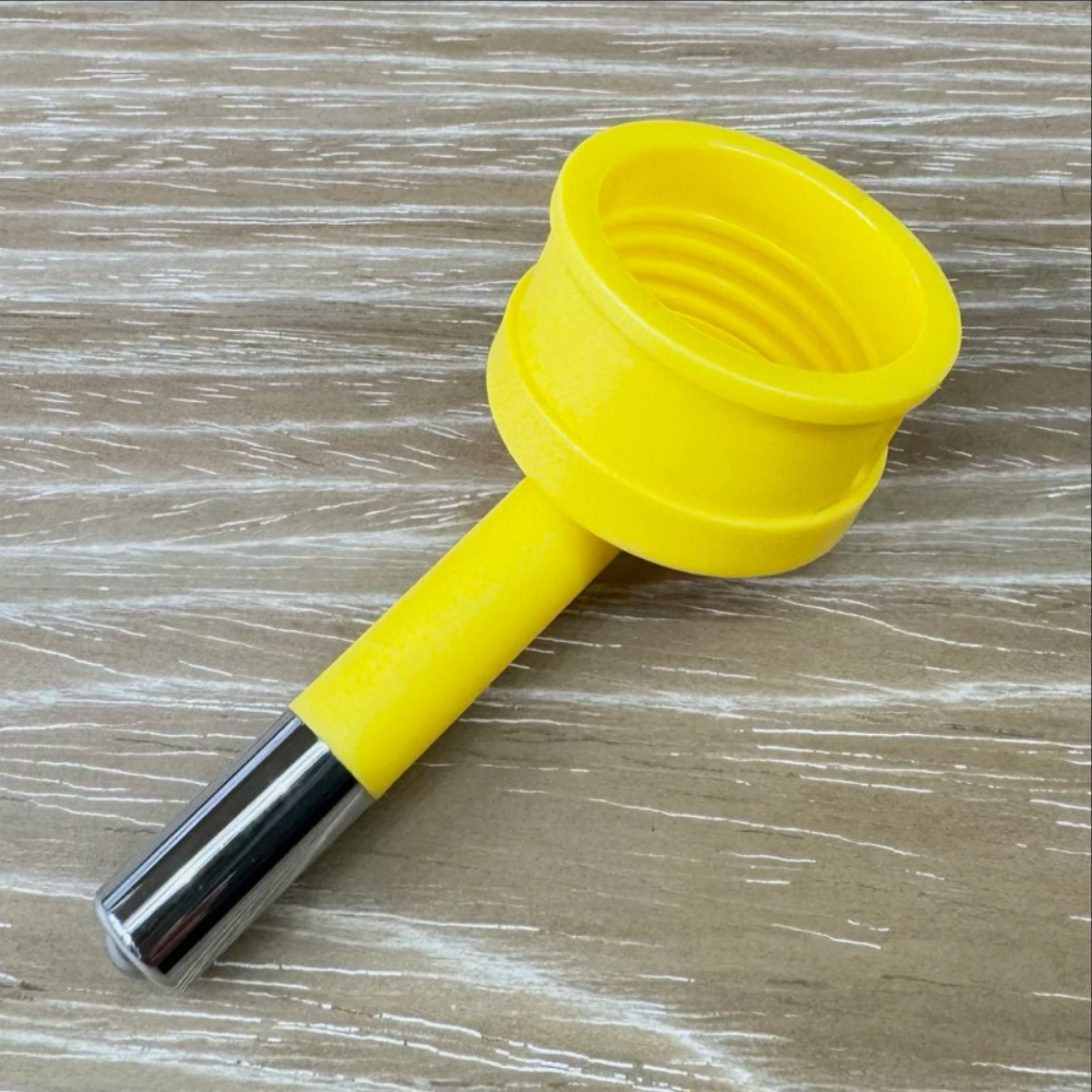 JPC 禾其飲水器 雙鋼珠小型寵物專用飲水器200cc(H125)(可換保特瓶)寵物小水瓶-規格圖1