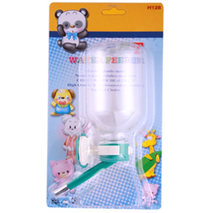 JPC 禾其飲水器 小型寵物專用加長型飲水器330cc(H128)(可換保特瓶)寵物小水瓶 鼠用飲水器-規格圖1