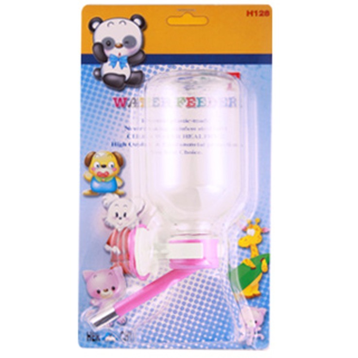JPC 禾其飲水器 小型寵物專用加長型飲水器330cc(H128)(可換保特瓶)寵物小水瓶 鼠用飲水器-規格圖1