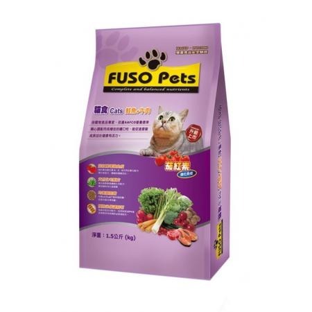 JPC 福壽貓飼料 1.5公斤(原包裝)(雞肉/牛肉/蟹肉)-規格圖1