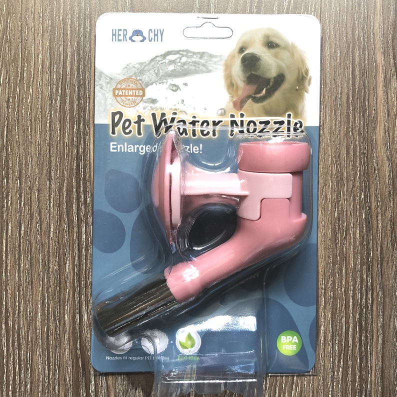 JPC 禾其雙鋼珠飲水頭 中/大型犬飲水器(H570)(可裝保特瓶)-規格圖1
