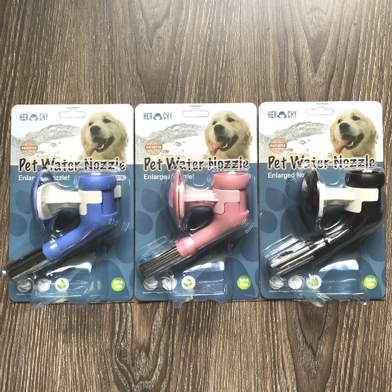 JPC 禾其雙鋼珠飲水頭 中/大型犬飲水器(H570)(可裝保特瓶)-規格圖1