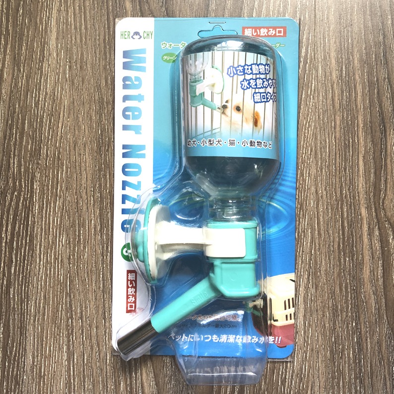 JPC 禾其雙鋼珠飲水器 幼犬/小型寵物專用飲水器330cc(H528)(可換保特瓶)寵物小水瓶-規格圖3