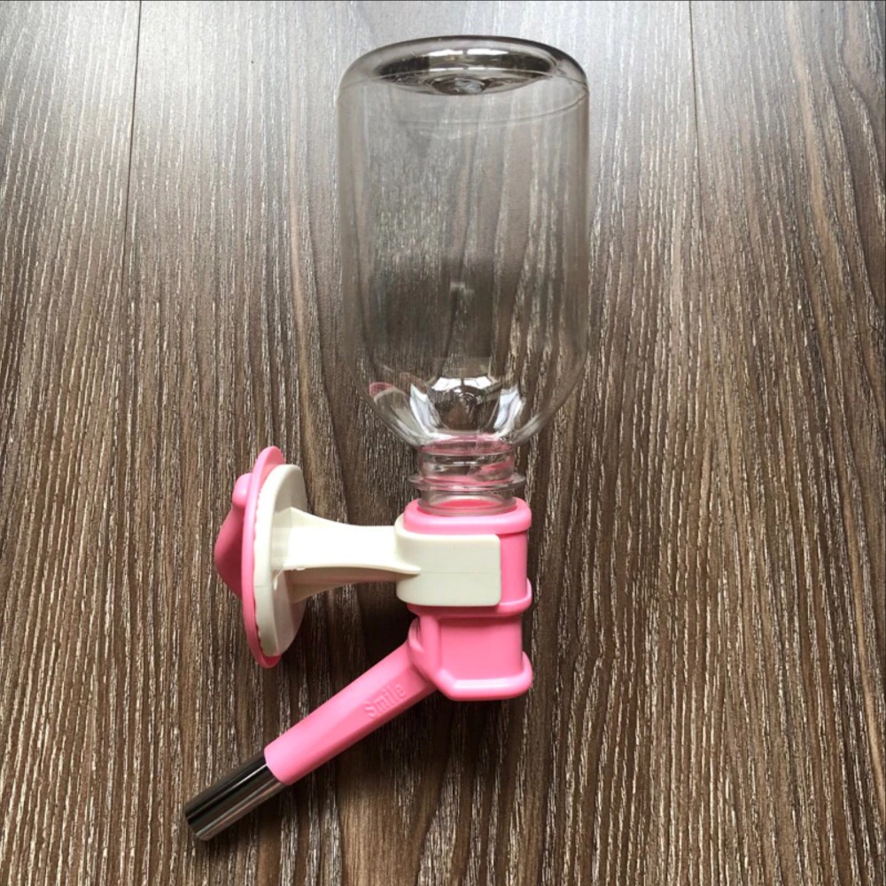 JPC 禾其雙鋼珠飲水器 幼犬/小型寵物專用飲水器330cc(H528)(可換保特瓶)寵物小水瓶-規格圖3