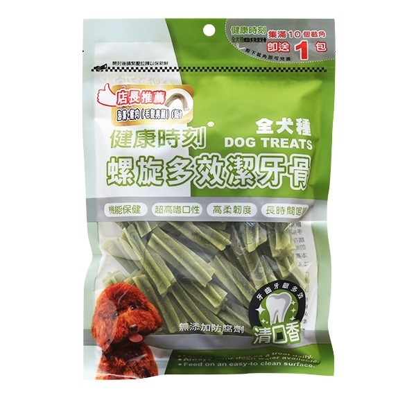 JPC 健康時刻 螺旋多效潔牙骨 DT系列 (大袋裝)310g±5%-規格圖1