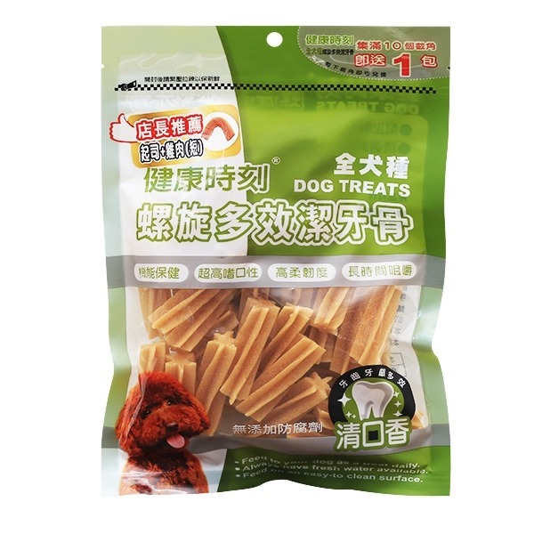 JPC 健康時刻 螺旋多效潔牙骨 DT系列 (大袋裝)310g±5%-規格圖1