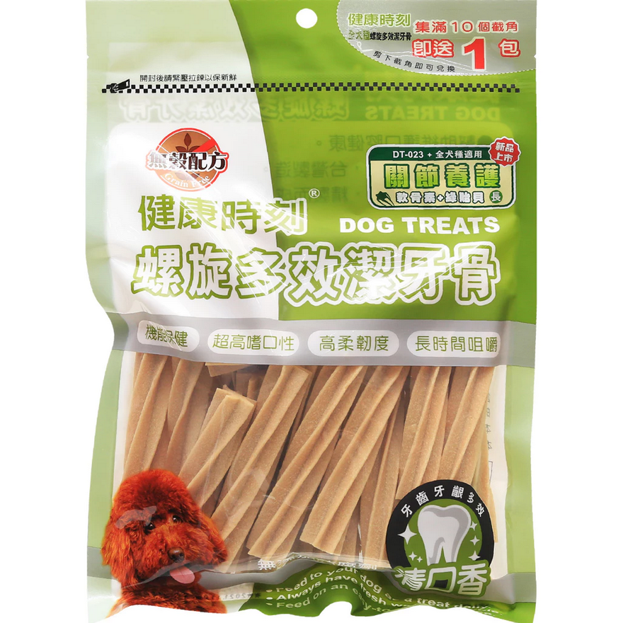 JPC 健康時刻 螺旋多效潔牙骨 DT系列 (大袋裝)310g±5%-規格圖1