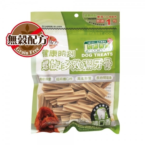 JPC 健康時刻 螺旋多效潔牙骨 DT系列 (大袋裝)310g±5%-規格圖1