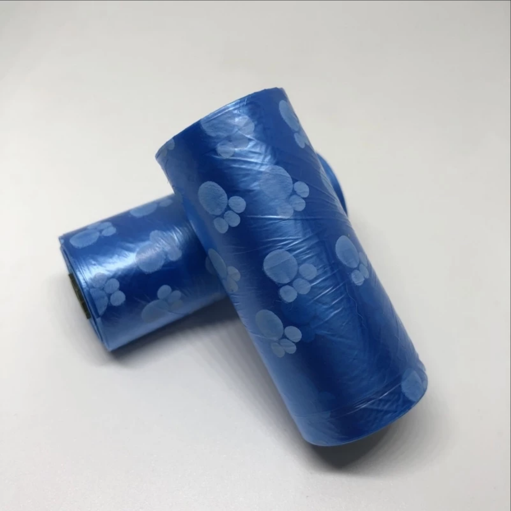 JPC 印花拾便袋1卷15個 寵物撿便袋 撿便器 寵物外出便便袋 狗狗撿便袋 專用垃圾袋 攜帶方便-規格圖1