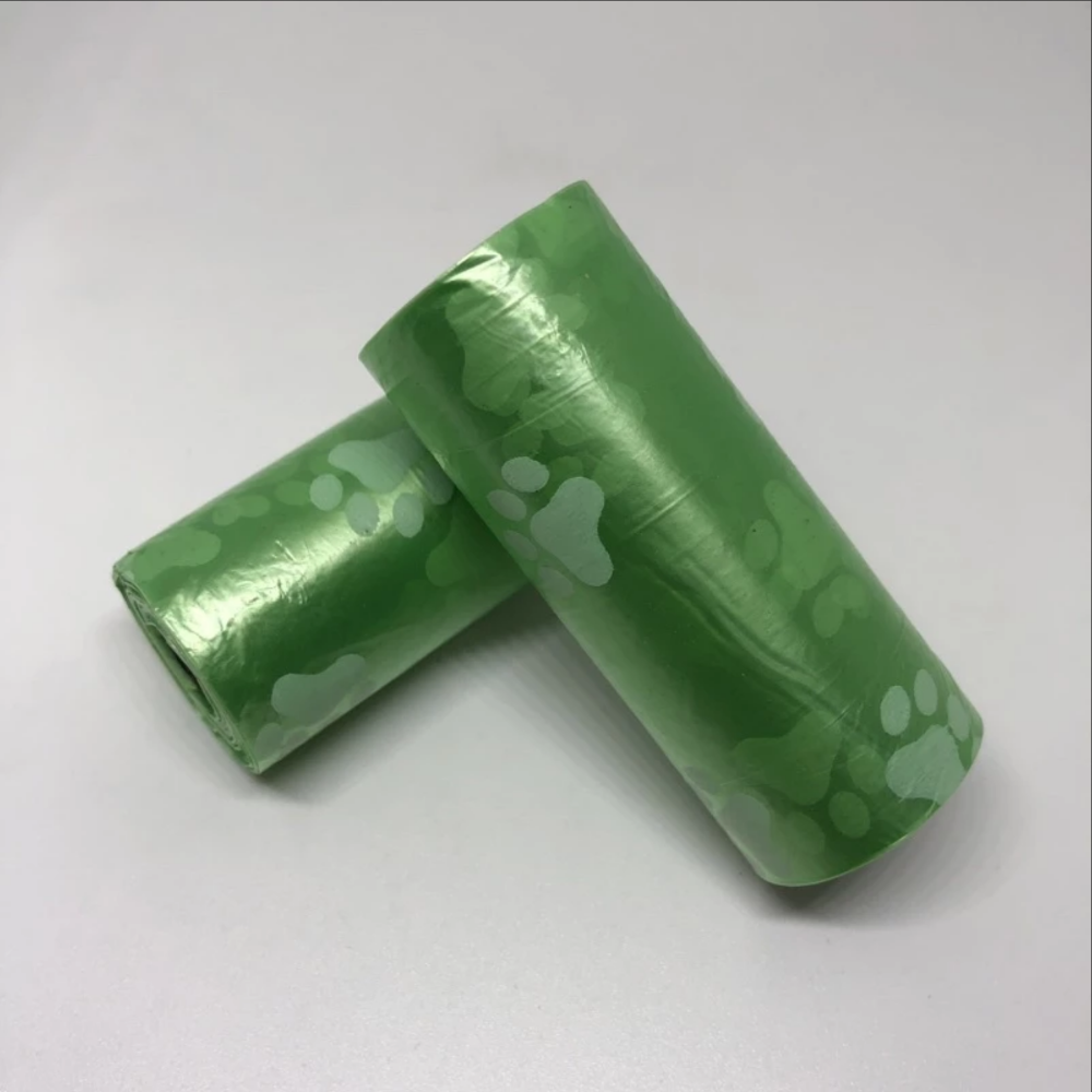 JPC 印花拾便袋1卷15個 寵物撿便袋 撿便器 寵物外出便便袋 狗狗撿便袋 專用垃圾袋 攜帶方便-規格圖1