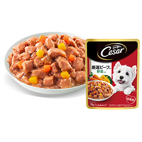 JPC 西莎 蒸鮮包70g-低脂雞肉/(14歲)特細切雞肉+蔬菜/雞肉+蔬菜/牛肉+蔬菜(超取每件最多60~64包)-規格圖3