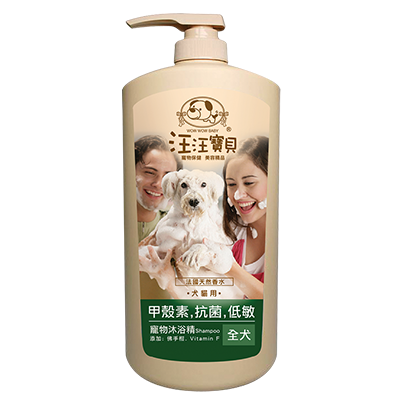 JPC 汪汪寶貝寵物甲殼素沐浴精1000ml(全犬，白毛，除蚤)-規格圖1
