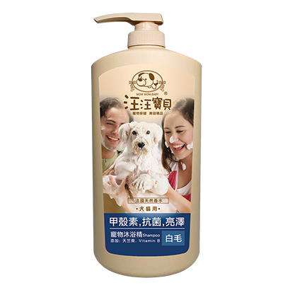 JPC 汪汪寶貝寵物甲殼素沐浴精1000ml(全犬，白毛，除蚤)-規格圖1