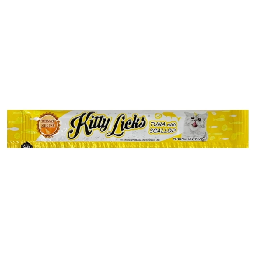 JPC Kitty Licks 甜甜貓肉泥(15g/4條)(七種口味)貓肉泥/貓咪肉泥/貓餐包/貓零食-規格圖2