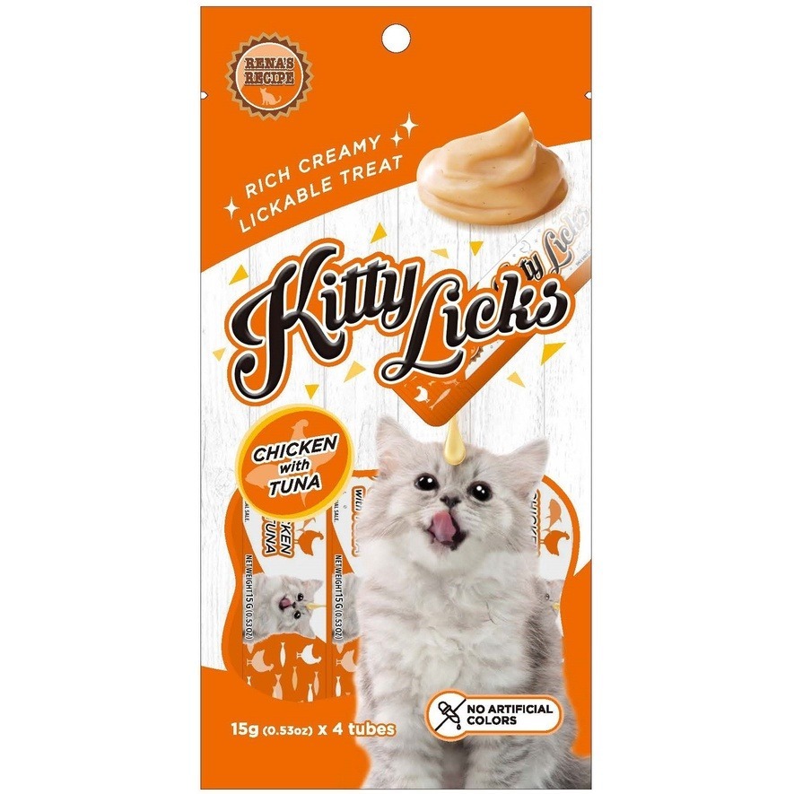 JPC Kitty Licks 甜甜貓肉泥(15g/4條)(七種口味)貓肉泥/貓咪肉泥/貓餐包/貓零食-規格圖2
