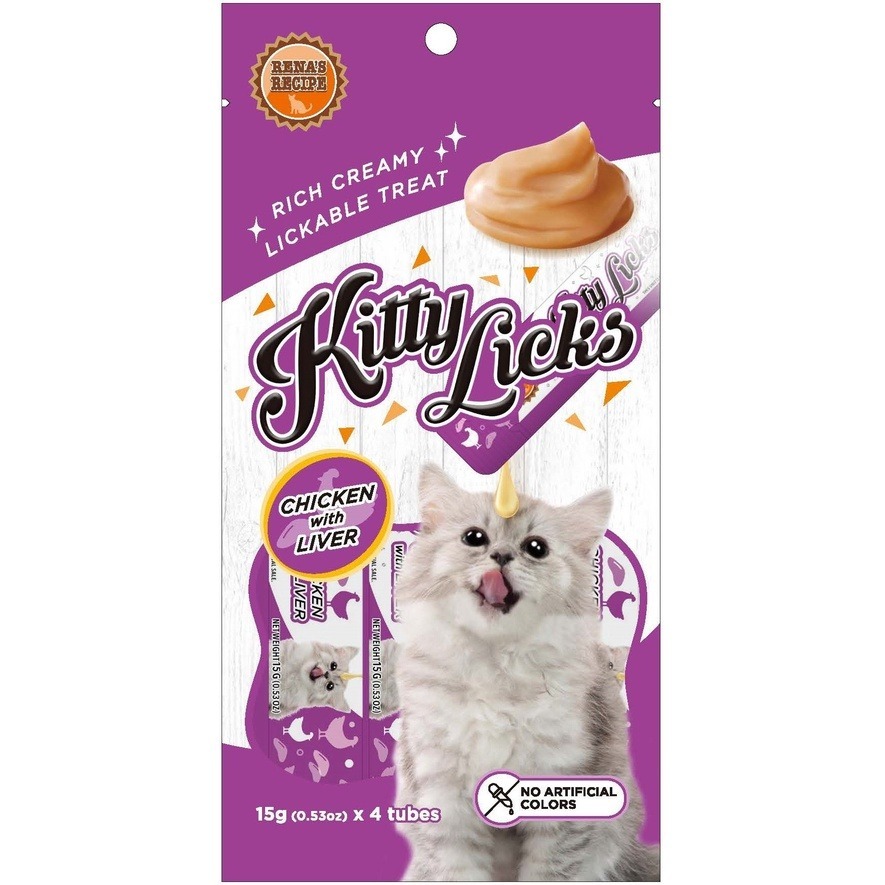 JPC Kitty Licks 甜甜貓肉泥(15g/4條)(七種口味)貓肉泥/貓咪肉泥/貓餐包/貓零食-規格圖2