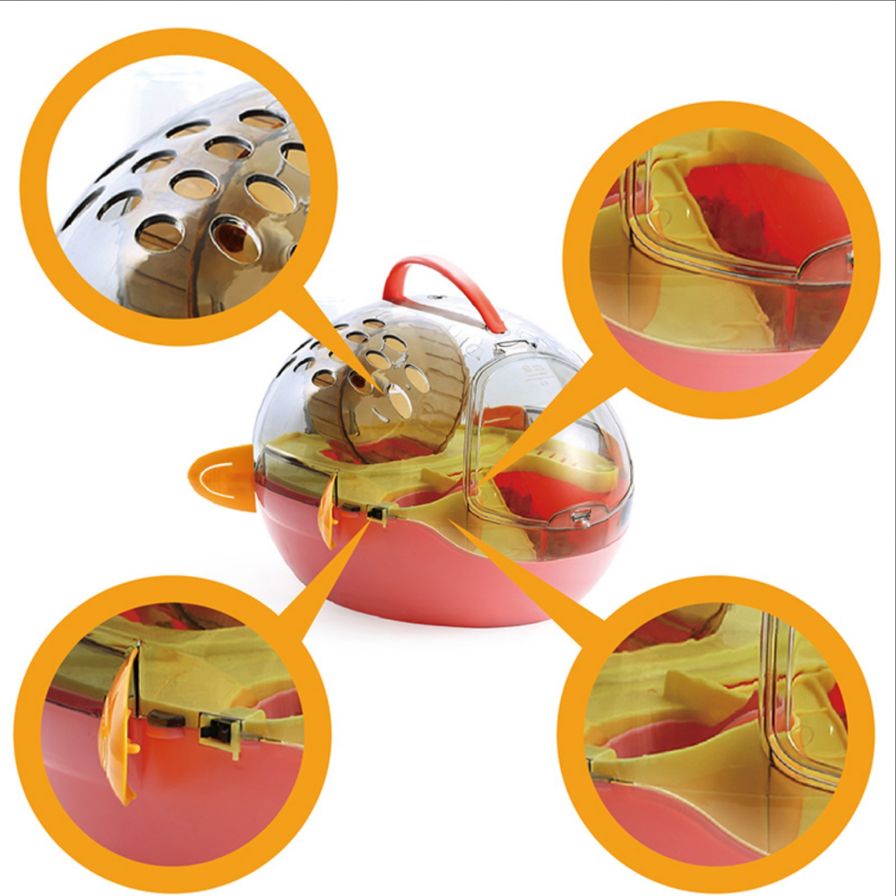 JPC 寶貝蛋『倉鼠』景觀外出提籠 - 倉鼠籠 倉鼠外出籠 寵物提籠 愛思沛 ACEPET-細節圖4