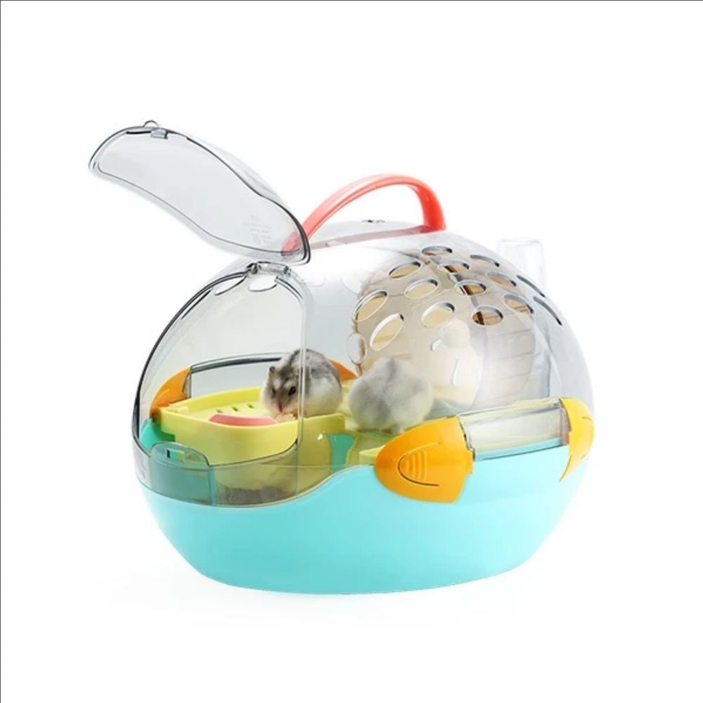 JPC 寶貝蛋『倉鼠』景觀外出提籠 - 倉鼠籠 倉鼠外出籠 寵物提籠 愛思沛 ACEPET-規格圖5