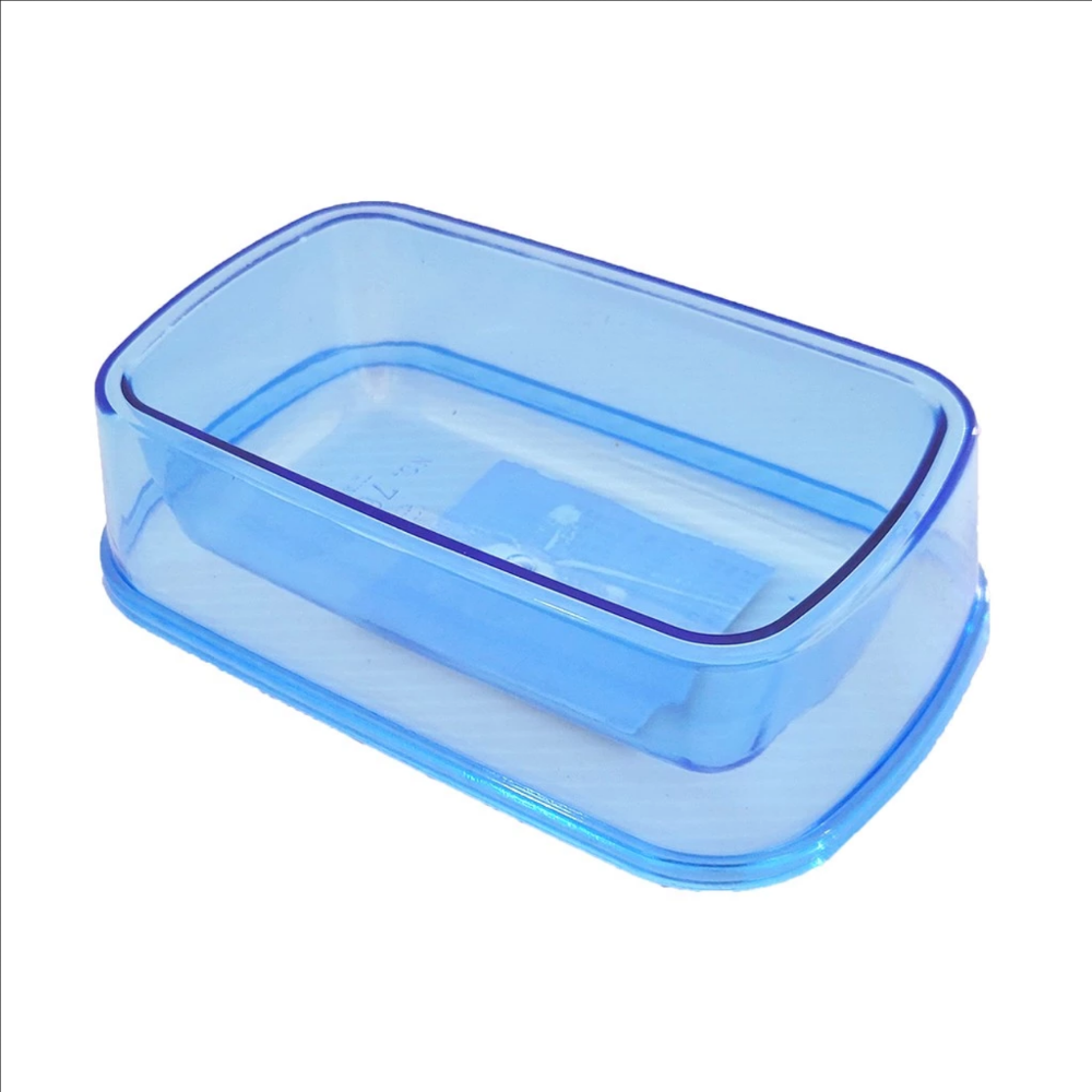JPC 小動物用壓克力四方碗 長方碗 13X8X3.5(高)公分 鼠碗 小動物飼料碗-規格圖2
