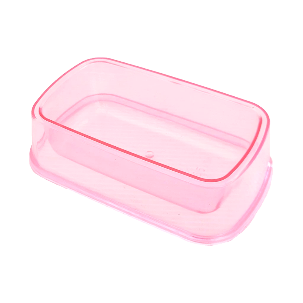 JPC 小動物用壓克力四方碗 長方碗 13X8X3.5(高)公分 鼠碗 小動物飼料碗-規格圖2