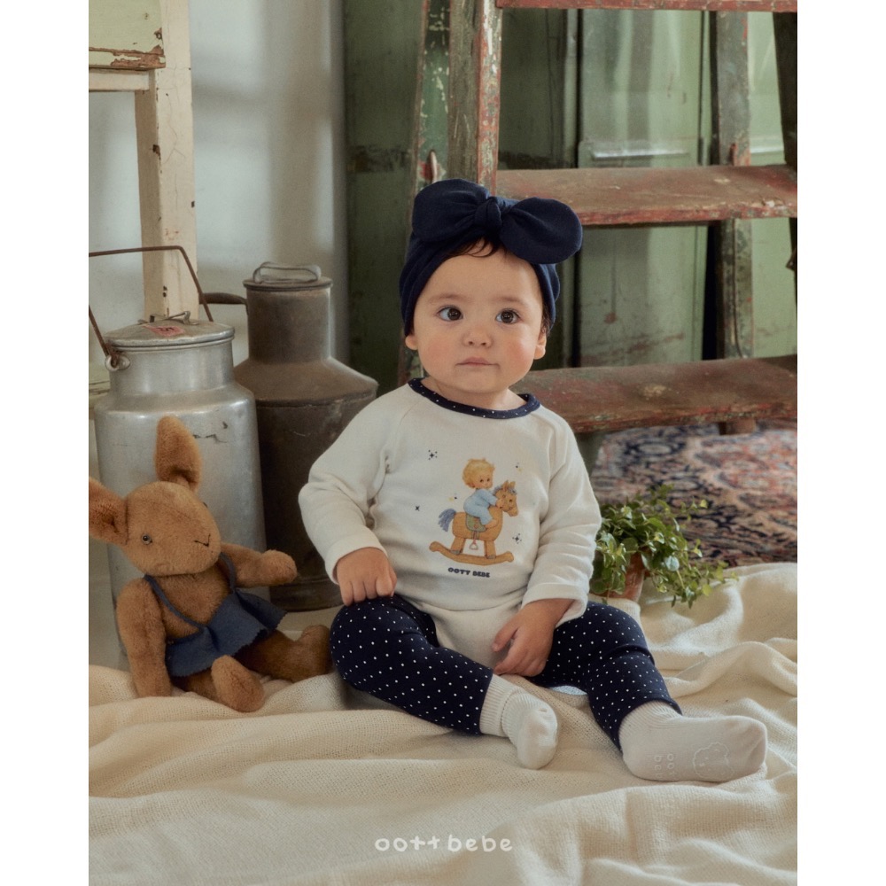 套裝｜oottbebe슈크림베베(包屁衣+護肚褲）-細節圖4