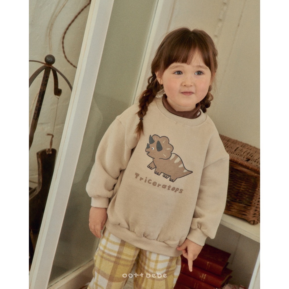 上衣｜oottbebe 공룡맨투맨-細節圖2