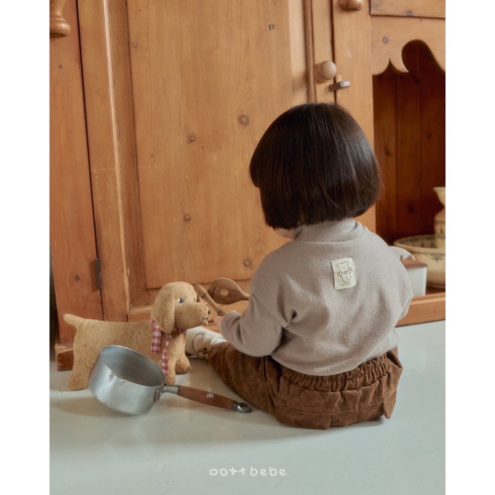 上衣｜oottbebe 모달골지폴라T-細節圖3