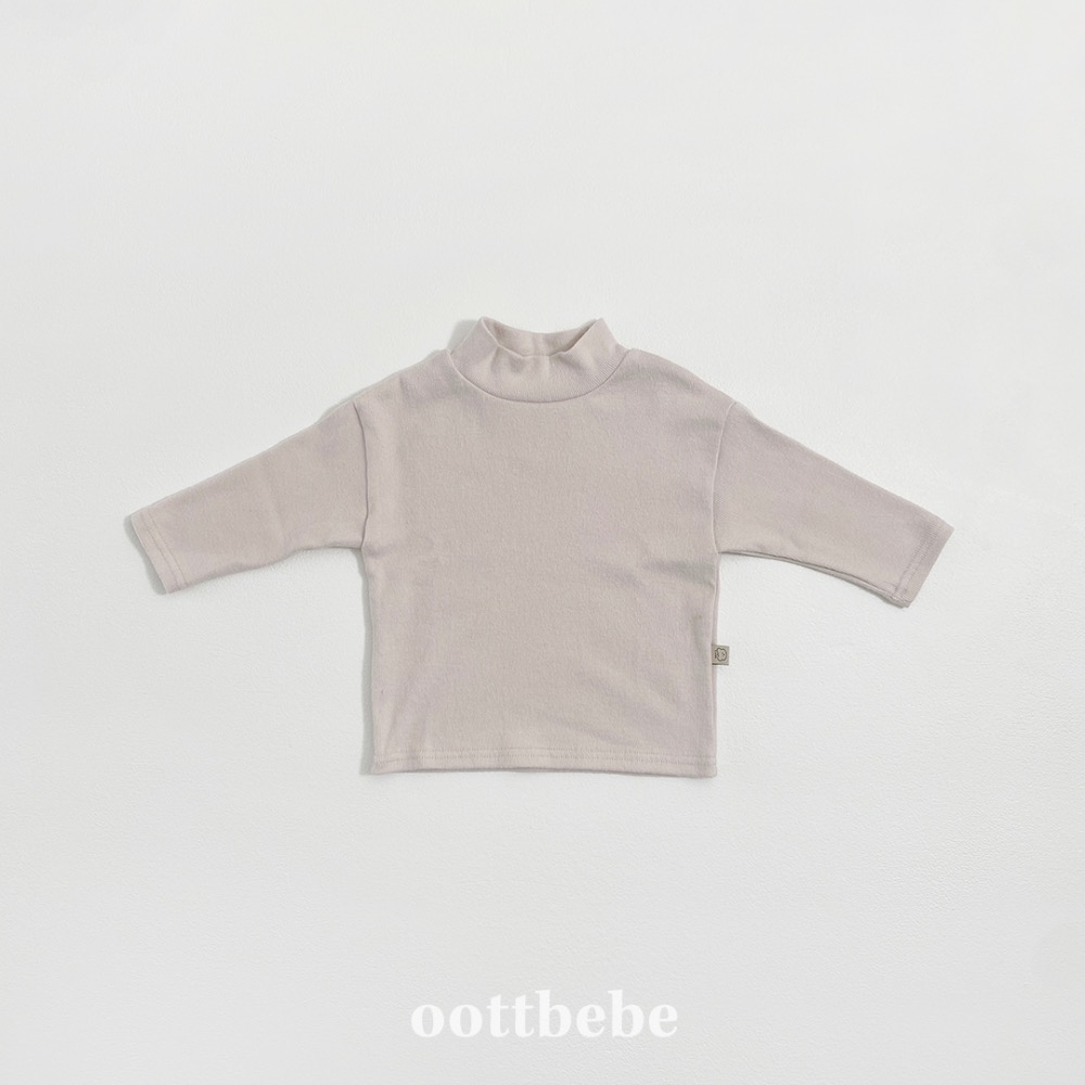 上衣｜oottbebe 모달골지폴라T-規格圖5