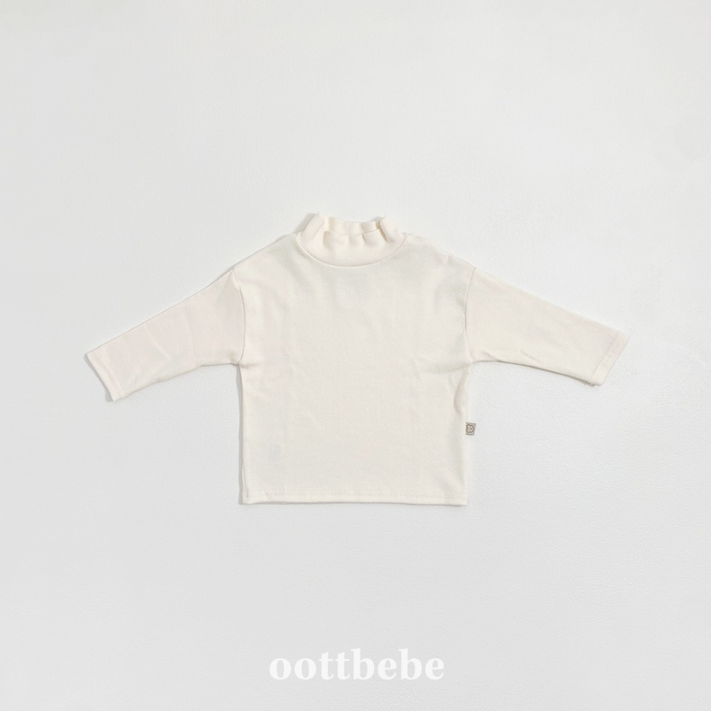 上衣｜oottbebe 모달골지폴라T-規格圖5