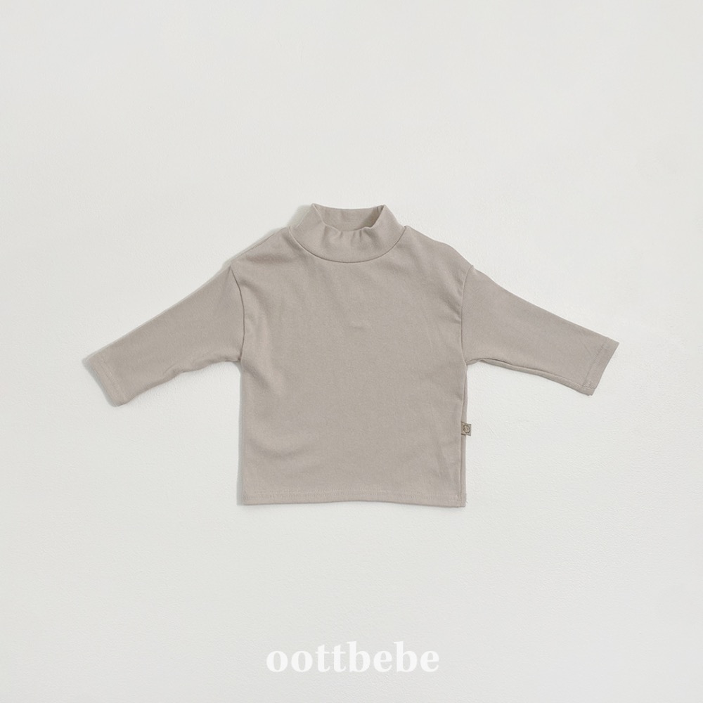 上衣｜oottbebe 모달골지폴라T-規格圖5