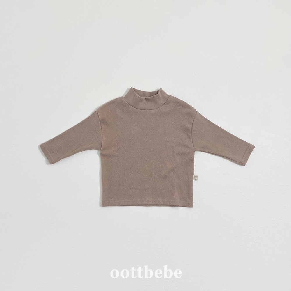 上衣｜oottbebe 모달골지폴라T-規格圖5