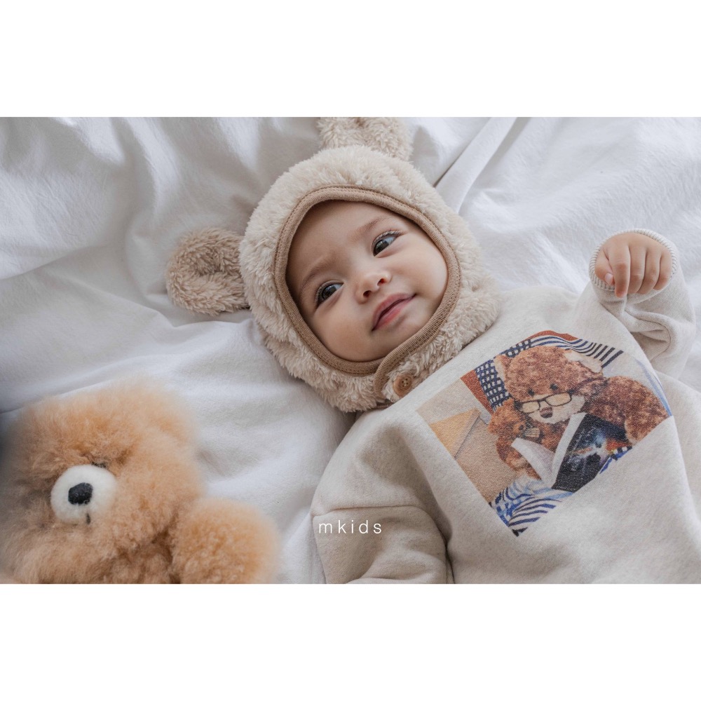 上衣｜Mkids 코코맨투맨-細節圖3