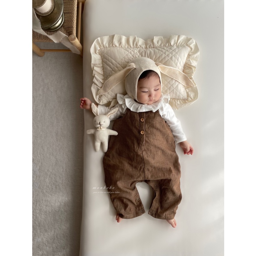 吊帶褲｜Monbebe 피노멜빵 팬츠-細節圖2