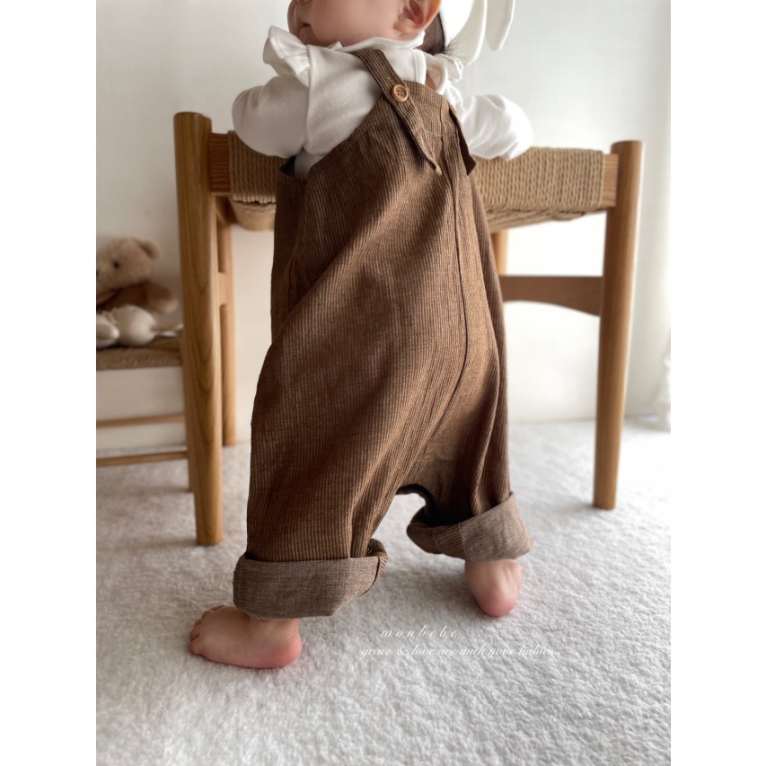 吊帶褲｜Monbebe 피노멜빵 팬츠-細節圖6