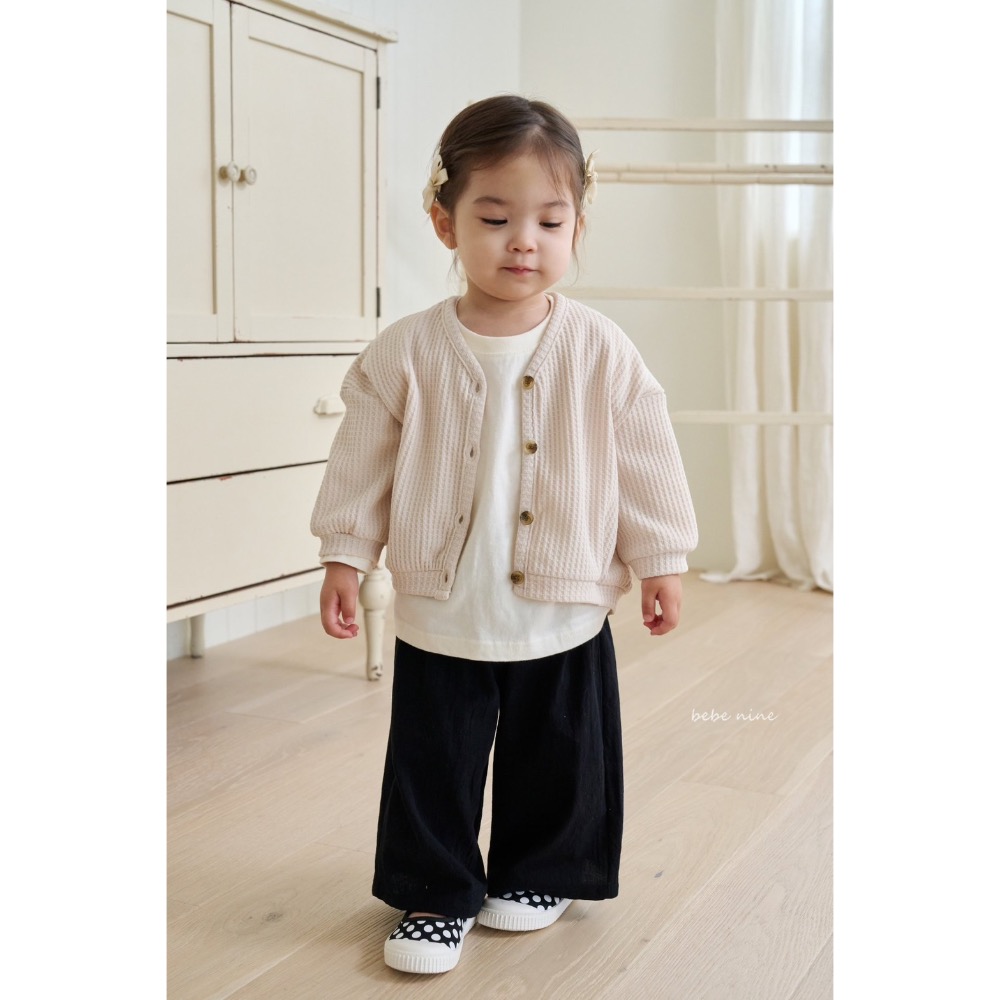 外套｜bebenine  코코 와플 가디건-細節圖3