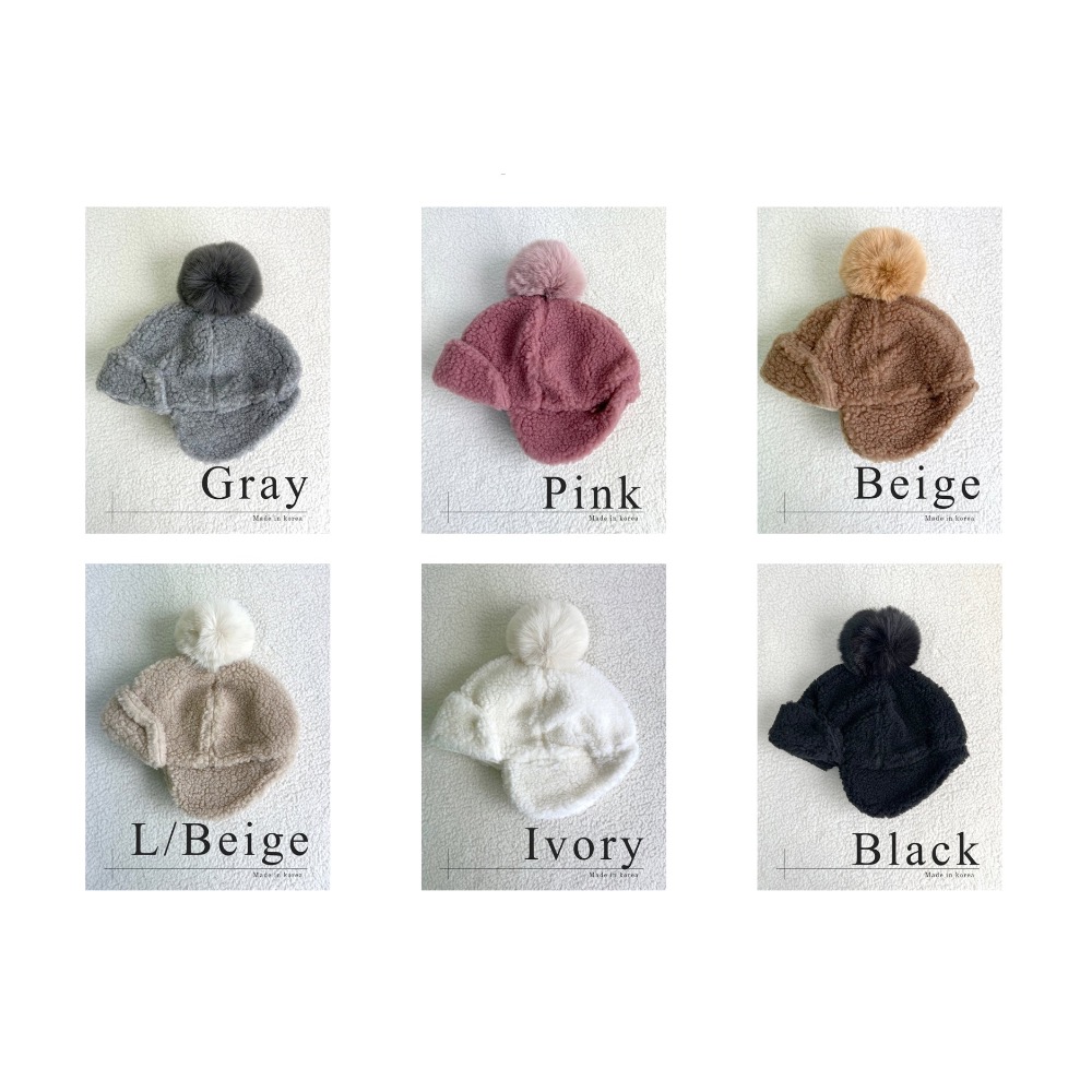 帽子｜oren쿠이 양털귀달이방울방한모-細節圖3