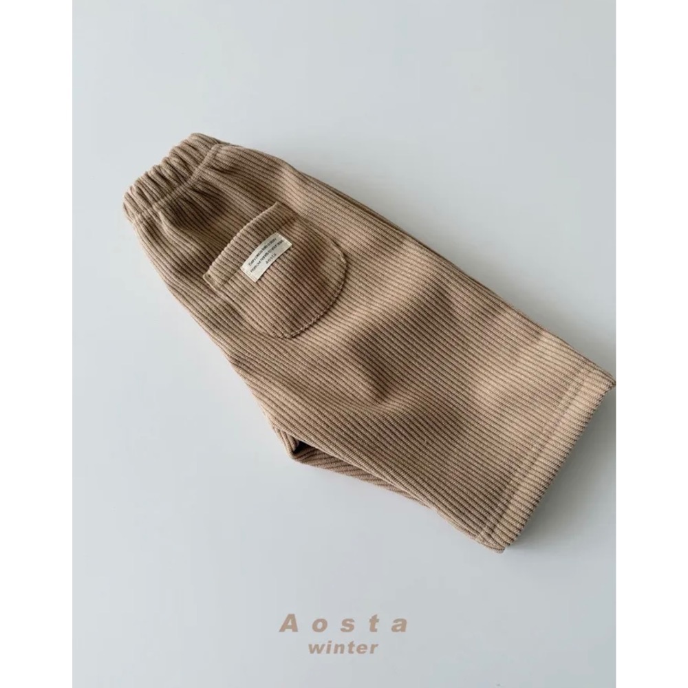 褲子｜Aosta 골덴바지-規格圖2