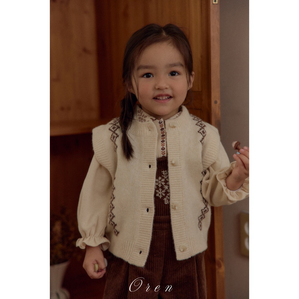 背心｜oren 나뚜루 니트 베스트-細節圖4