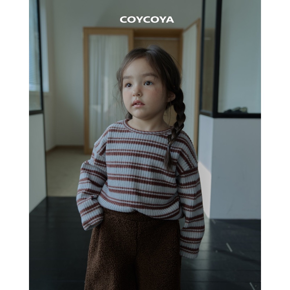 上衣｜Coycoya 파이롱슬리브티-規格圖4